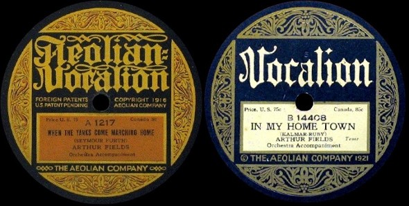 Aeolian-Vocalion discs